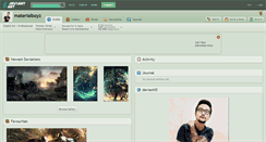 Desktop Screenshot of materialboyz.deviantart.com
