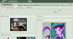 Desktop Screenshot of galaxydancer.deviantart.com