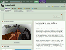 Tablet Screenshot of misspadfoot-88.deviantart.com