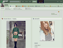 Tablet Screenshot of ecoc.deviantart.com