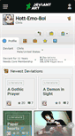 Mobile Screenshot of hott-emo-boi.deviantart.com