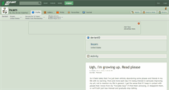 Desktop Screenshot of incarn.deviantart.com