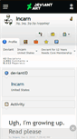 Mobile Screenshot of incarn.deviantart.com