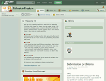 Tablet Screenshot of fullmetal-freaks.deviantart.com