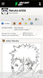 Mobile Screenshot of naruto-artist.deviantart.com