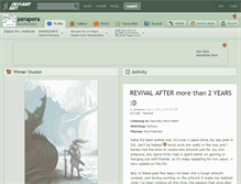 Tablet Screenshot of perapera.deviantart.com