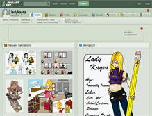 Tablet Screenshot of ladykayra.deviantart.com