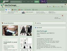 Tablet Screenshot of mieuthecheagle.deviantart.com