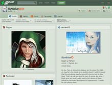 Tablet Screenshot of lilyinblue.deviantart.com