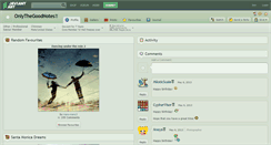 Desktop Screenshot of onlythegoodnotes.deviantart.com
