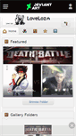 Mobile Screenshot of loveloz.deviantart.com