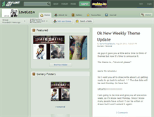 Tablet Screenshot of loveloz.deviantart.com