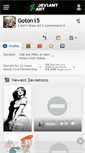 Mobile Screenshot of goton15.deviantart.com