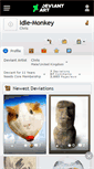 Mobile Screenshot of idle-monkey.deviantart.com