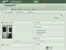 Tablet Screenshot of johnbyronartist.deviantart.com