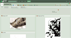 Desktop Screenshot of markbartle.deviantart.com