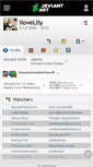 Mobile Screenshot of ilovelily.deviantart.com