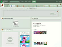 Tablet Screenshot of ionnan.deviantart.com