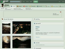 Tablet Screenshot of bimoo.deviantart.com
