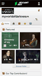Mobile Screenshot of myworldofdarkness.deviantart.com
