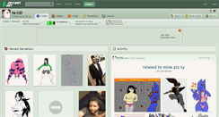 Desktop Screenshot of hk100.deviantart.com