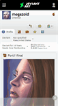 Mobile Screenshot of megazoid.deviantart.com