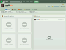 Tablet Screenshot of kong25.deviantart.com