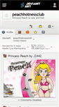 Mobile Screenshot of peachhotnessclub.deviantart.com