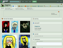 Tablet Screenshot of megamoc.deviantart.com