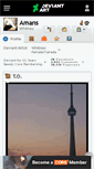 Mobile Screenshot of amans.deviantart.com