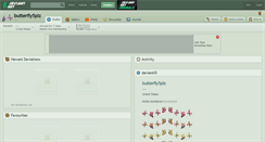 Desktop Screenshot of butterfly5plz.deviantart.com