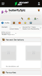 Mobile Screenshot of butterfly5plz.deviantart.com