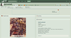 Desktop Screenshot of maliciousdeath.deviantart.com