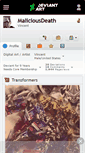 Mobile Screenshot of maliciousdeath.deviantart.com