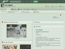 Tablet Screenshot of kira-yagami.deviantart.com