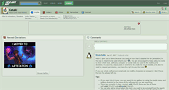 Desktop Screenshot of cataki.deviantart.com