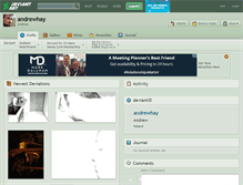 Tablet Screenshot of andrewhay.deviantart.com