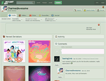 Tablet Screenshot of charmedawesome.deviantart.com