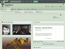 Tablet Screenshot of felipefierro.deviantart.com