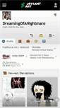 Mobile Screenshot of dreamingofanightmare.deviantart.com