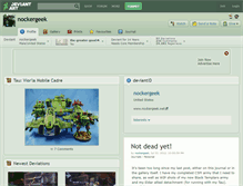 Tablet Screenshot of nockergeek.deviantart.com