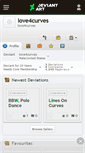 Mobile Screenshot of love4curves.deviantart.com