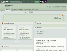 Tablet Screenshot of love4curves.deviantart.com