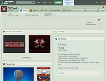 Tablet Screenshot of dpcloud.deviantart.com