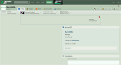 Desktop Screenshot of burntmilk.deviantart.com