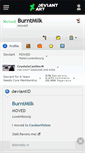 Mobile Screenshot of burntmilk.deviantart.com