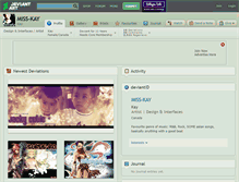 Tablet Screenshot of miss-kay.deviantart.com
