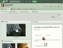 Tablet Screenshot of connvictionn.deviantart.com