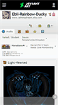 Mobile Screenshot of ebil-rainbow-ducky.deviantart.com