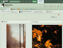 Tablet Screenshot of doyles-slave.deviantart.com